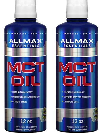 AllMax Nutrition MCT Oil - 2 x 12 Oz Btls  TWINPACK