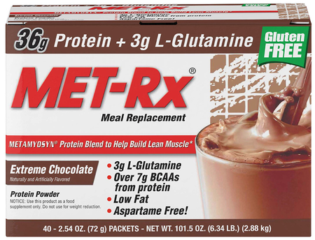 Met-Rx Original Meal Replacement Chocolate - 40 Pack