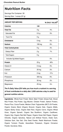 Allmax MealPrep Lite (Whole food based protein)  Chocolate Peanut Butter  - 30 Servings