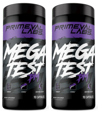 Primeval Labs Mega Test PM - 2 x 90 Cap Btls  TWINPACK