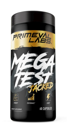 Primeval Labs Mega Test Jacked w/ Tongkat Ali  - 60 Cap