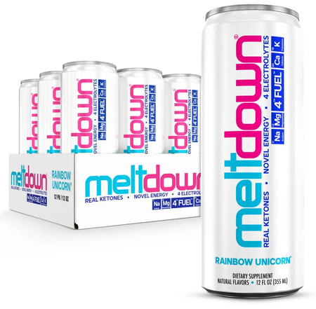 Meltdown Energy 12oz  Rainbow Unicorn - 12 Cans