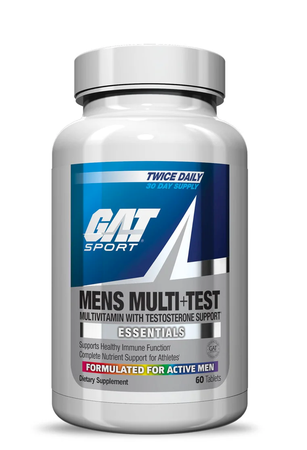 GAT Mens Multi+Test  Multivitamin with Testosterone Support   - 60 Tablets