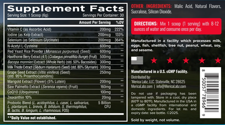 Merica Labz Organ Defender Cleanse & Detox  Fruit Punch - 30 Servings