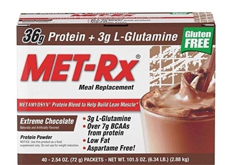 Met-Rx Original Meal Replacement Chocolate - 40 Pack