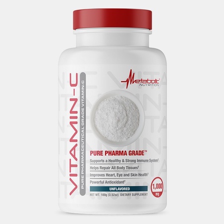 Metabolic Nutrition Vitamin-C Powder Unflavored - 100 Grams