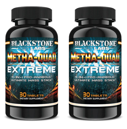 Blackstone Labs Metha-Quad Extreme - 60 Tablets (2 x 30 Tablet Btls) TWINPACK