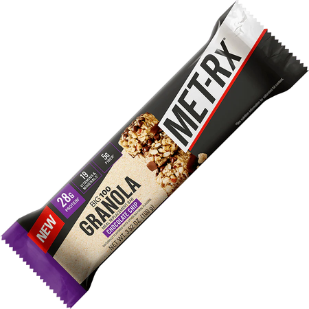 Met-Rx Big 100 Bar Chocolate Chip Granola - 9 Bars