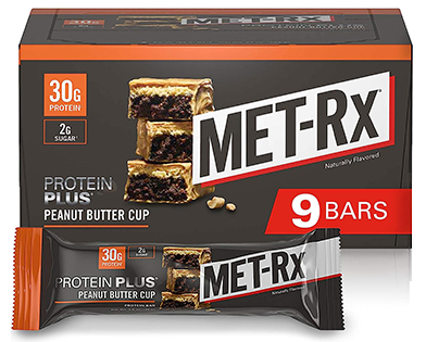 Met-Rx Protein Plus Bar Peanut Butter Cup   - 9 Bars