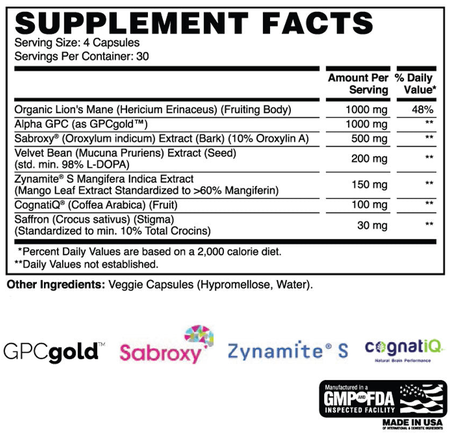 Apollon Nutrition Mind Games V2 - 120 Capsules *New Formula