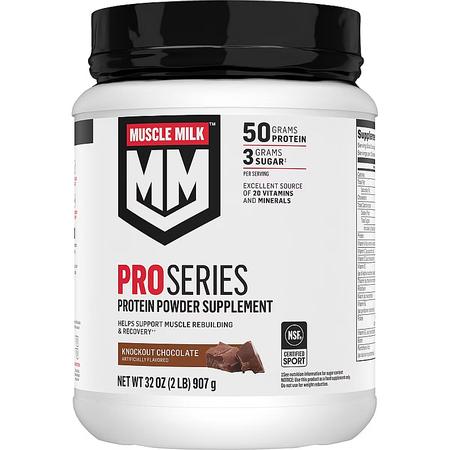 Muscle Milk Pro Series Protein Powder 50g Protein  Chocolate  - 2 Lb *Best by date 11/26