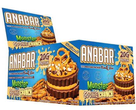 Anabar Monster Milk Chocolate Cookie Crunch - 12 Bars