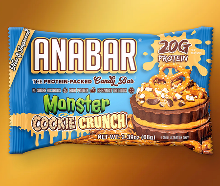 Anabar Monster Milk Chocolate Cookie Crunch - 12 Bars