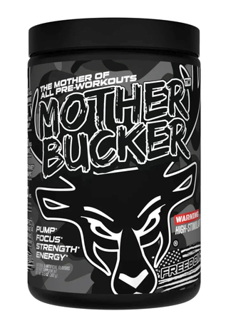 Bucked Up Mother Bucker Pre Workout Freedom (Grape) - 20 Servings