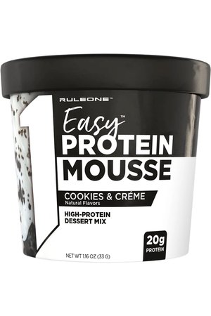 Rule 1 R1 Easy Protein Mousse  Cookies & Cream - 12 Cups