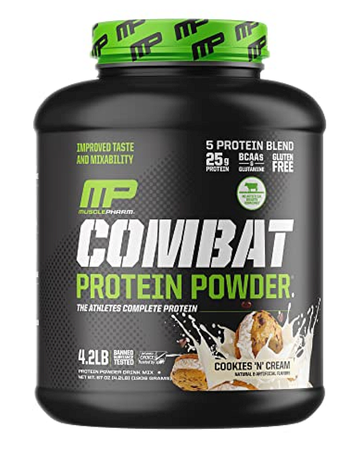 Muscle Pharm Combat Protein Cookies n Cream - 4 Lb