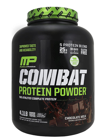 MusclePharm Combat Protein Chocolate - 4 Lb