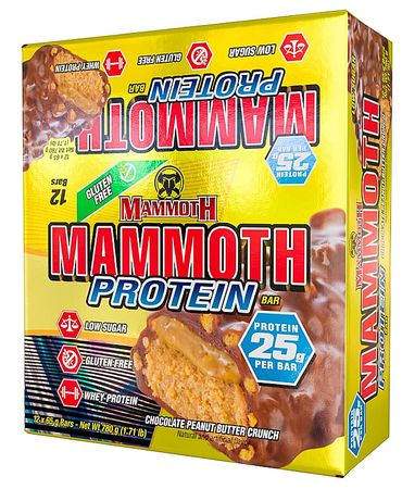 Mammoth Protein Bar Peanut Butter Crunch - 12 Bars