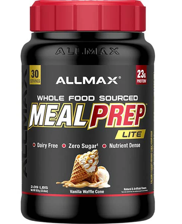 Allmax MealPrep Lite (Whole food based protein)  Vanilla Waffle Cone  - 30 Servings