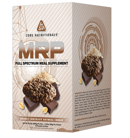 Core Nutritionals MRP Double Chocolate Oatmeal Cookie - 10 Packets