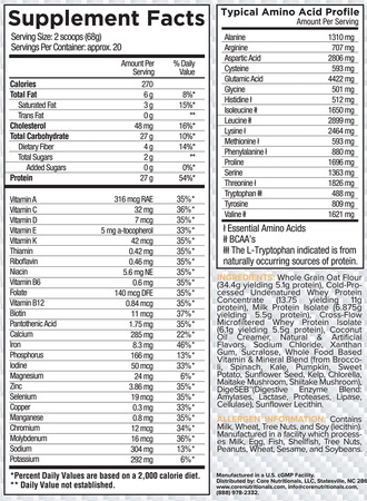 Core Nutritionals MRP  Vanilla Poundcake - 20 Servings
