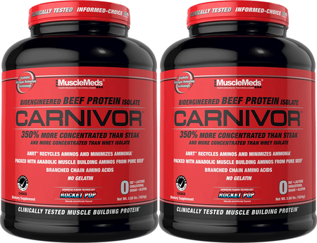 MuscleMeds Carnivor Beef Protein Rocket Pop - 2 x 56 Servings TWINPACK