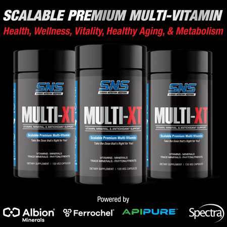 SNS Serious Nutrition Solutions MULTI-XT Multi-Vitamin & Mineral  - 120 Capsules
