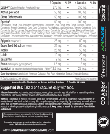 SNS Serious Nutrition Solutions MULTI-XT Multi-Vitamin & Mineral  - 120 Capsules
