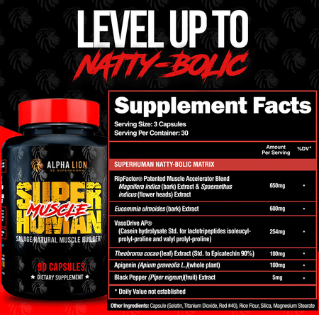 Alpha Lion SuperHuman Muscle - 90 Capsules