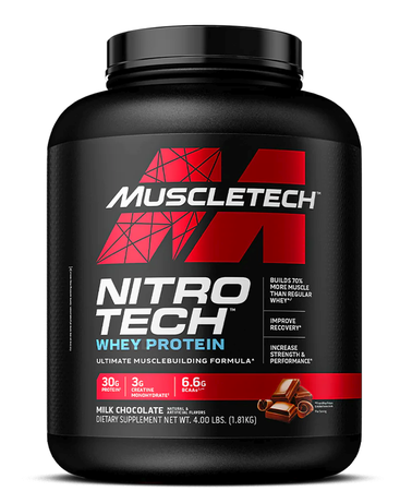 MuscleTech Nitro-Tech  Milk Chocolate - 4 Lb