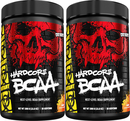 Mutant Hardcore BCAA  Mango - 60 Servings (2 x 30 Serving Btls)  TWINPACK
