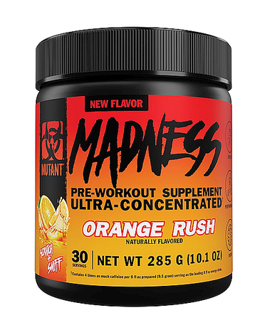 Mutant Madness Pre Workout Orange Rush - 30 Servings