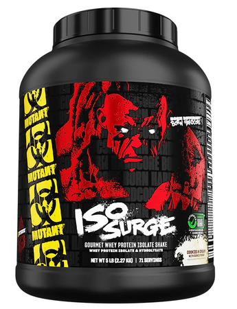 Mutant ISO Surge Whey Isolate Protein Cookies & Cream - 5 Lb