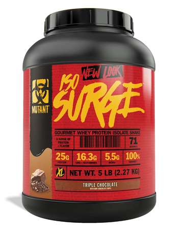 Mutant ISO Surge Whey Isolate Protein  Triple Chocolate  - 5 Lb