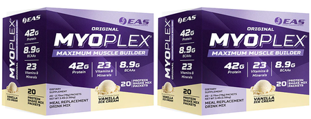 EAS Myoplex Protein Shake Mix Packets Vanilla - 2 x 20 Packs TWINPACK (FREE SHIPPING)