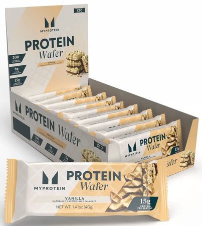 Myprotein Protein Wafer Bar  Vanilla - 10 Bars