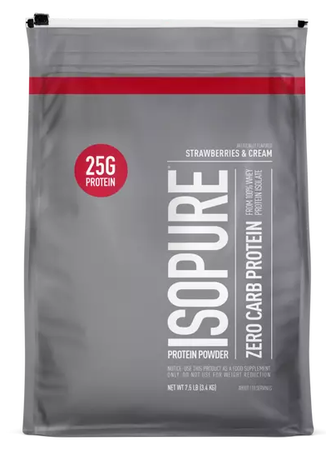 Isopure Zero Carb Strawberries & Cream - 7.5 Lb (103 Servings)