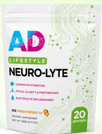Project AD Neuro-Lyte  Fresh Pressed OJ - 20 Servings