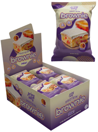 Prime Bites Protein Brownie PB&J - 12 Pack