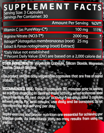 Nutrex NIOX - Boosts Nitric Oxide for Sustained Performance  - 90 Capsules (30 Servings)