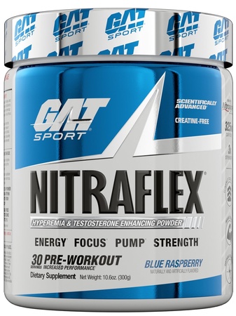 GAT Nitraflex  Blue Raspberry - 30 Servings
