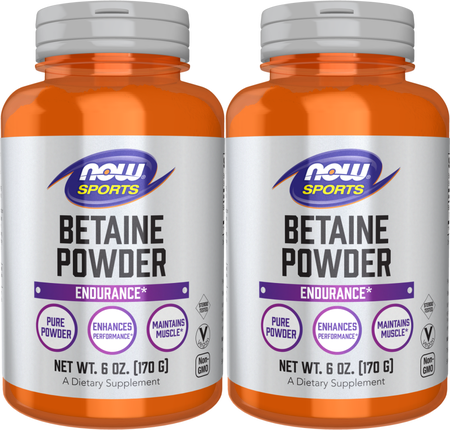 Now Foods Betaine Powder - 2 x 6 oz (170 Grams) TWINPACK