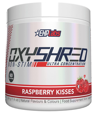 OxyShred Non-Stim Thermogenic Fat-Burner Raspberry Kisses - 60 Servings