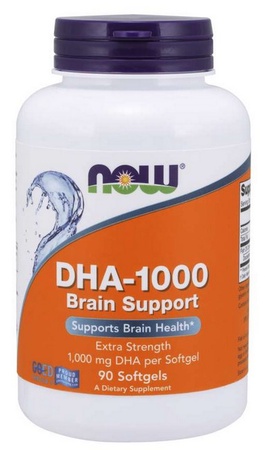 Now Foods DHA-1000 Brain Support, Extra Strength - 90 Softgels
