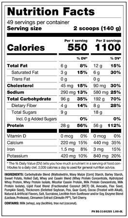 Mutant Mass Triple Chocolate - 15 Lb