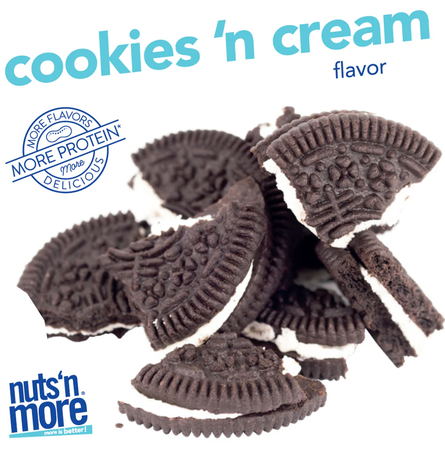 Nuts n More Cookies 'N Cream High Protein Peanut Butter Spread - 15 Oz