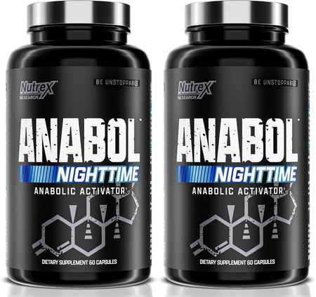 Nutrex Anabol Nighttime - 2 x 60 Capsule Bottles TWINPACK