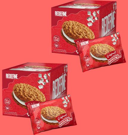 Redefine Foods Oatmeal Protein Pie  Original - 16 Pack (2 x 8 Pack Boxes)  TWINPACK