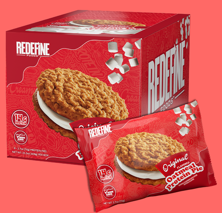 Redefine Foods Oatmeal Protein Pie  Original  - 8 Pack