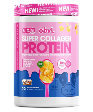 Obvi Super Collagen Protein  Frosted Cereal - 30 Servings